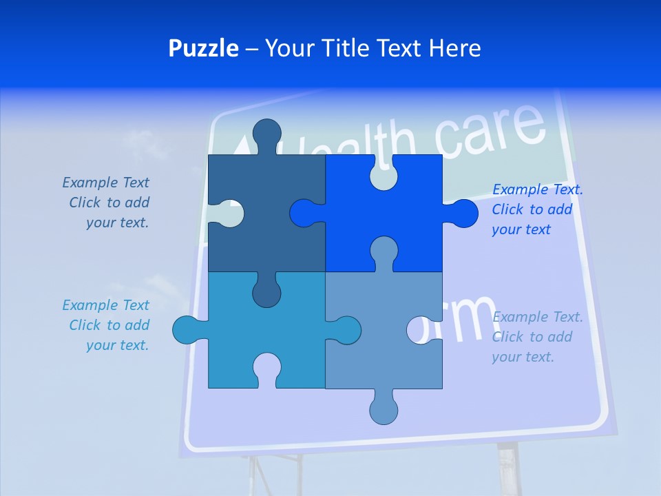 Elderly White Closeup PowerPoint Template