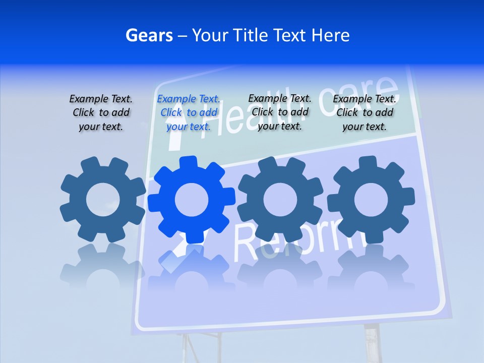 Elderly White Closeup PowerPoint Template