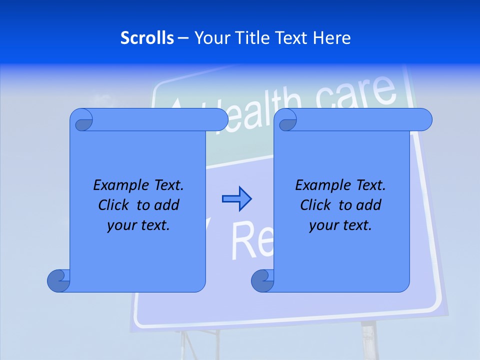 Elderly White Closeup PowerPoint Template