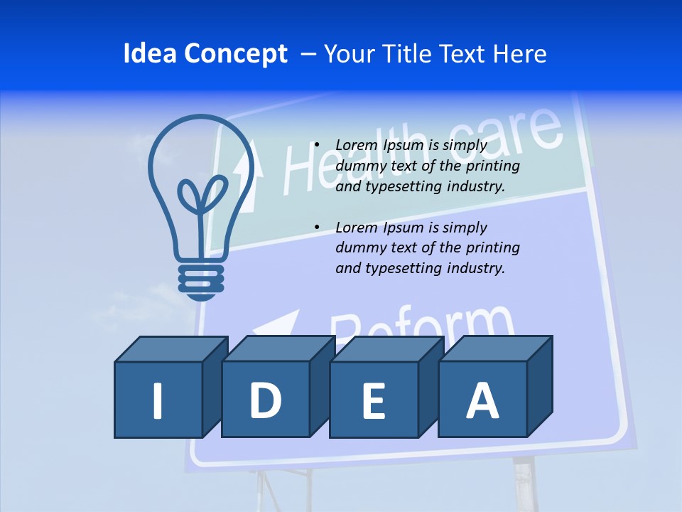 Elderly White Closeup PowerPoint Template