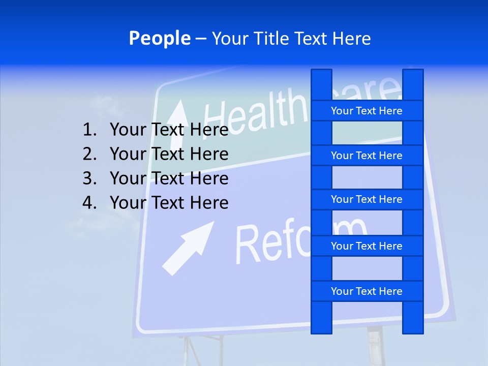 Elderly White Closeup PowerPoint Template