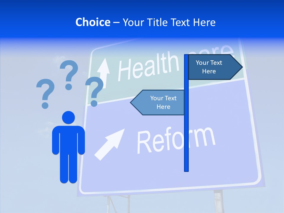 Elderly White Closeup PowerPoint Template