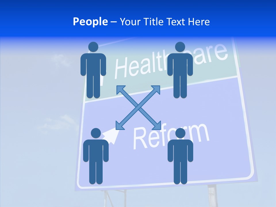 Elderly White Closeup PowerPoint Template