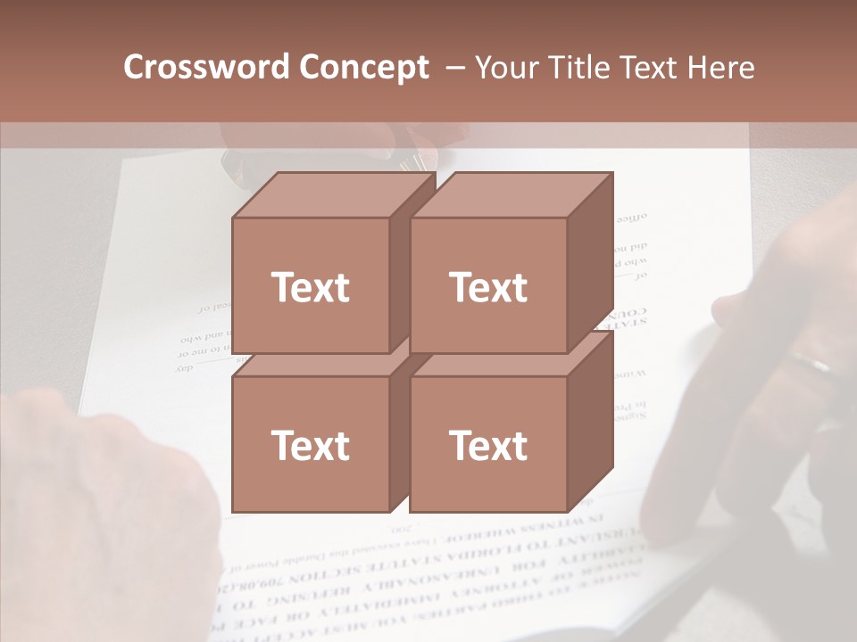 Human Background Hold PowerPoint Template