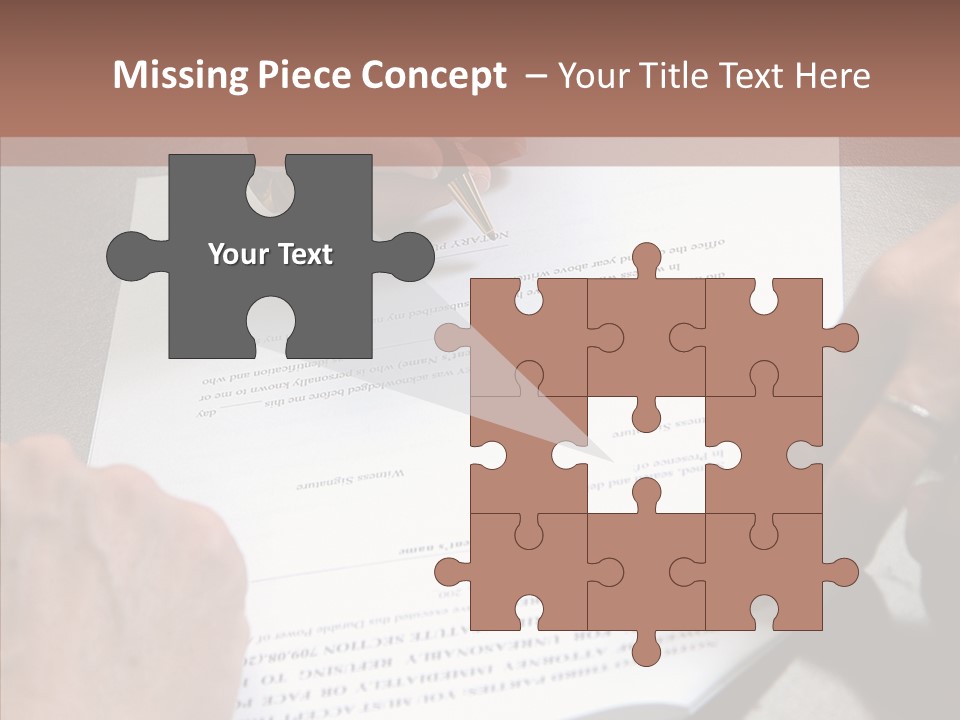 Human Background Hold PowerPoint Template