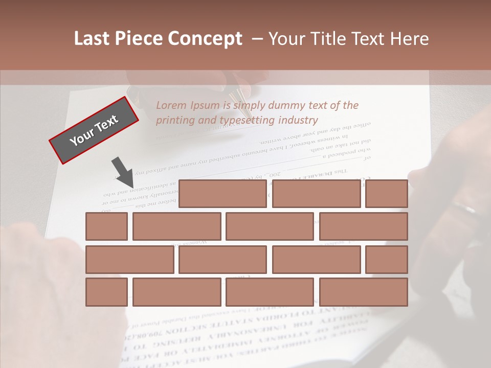 Human Background Hold PowerPoint Template