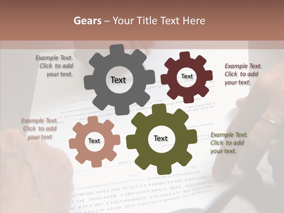 Human Background Hold PowerPoint Template