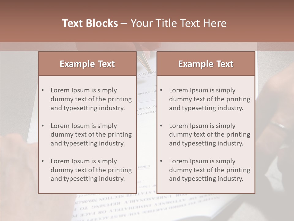 Human Background Hold PowerPoint Template