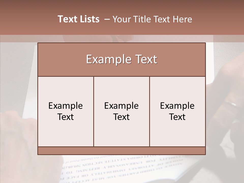 Human Background Hold PowerPoint Template