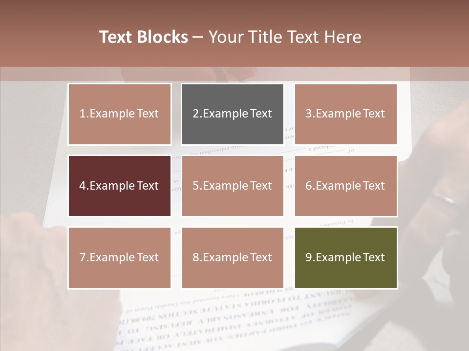 Human Background Hold PowerPoint Template