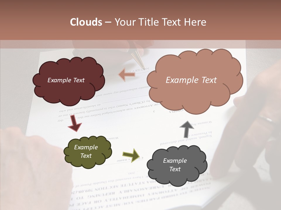 Human Background Hold PowerPoint Template