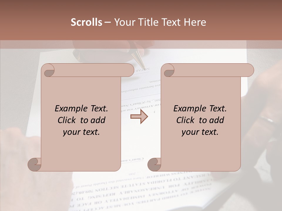 Human Background Hold PowerPoint Template