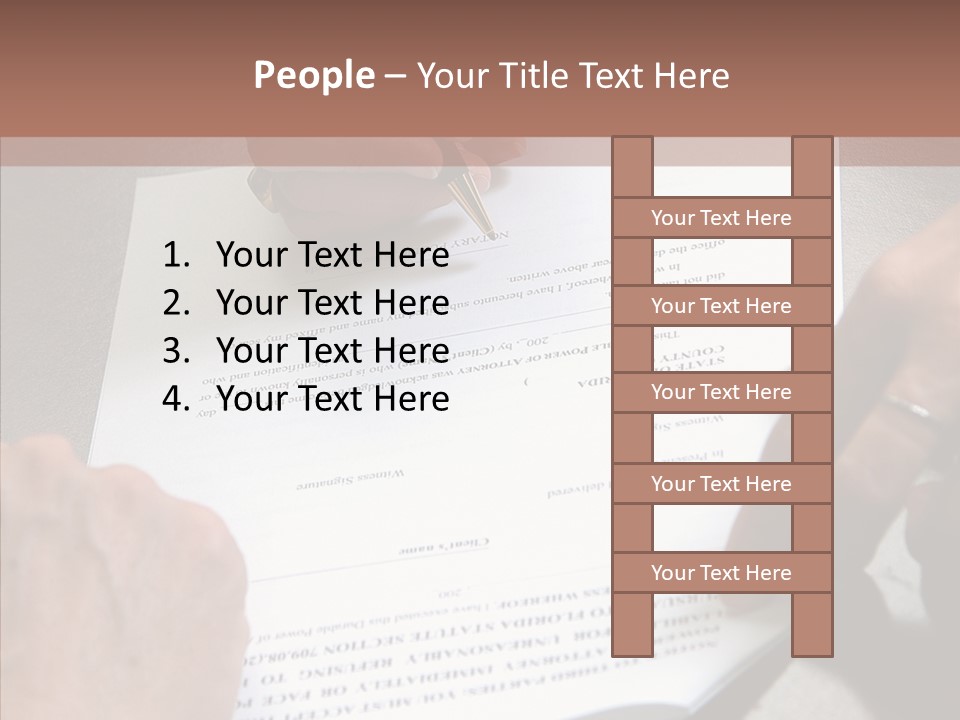 Human Background Hold PowerPoint Template