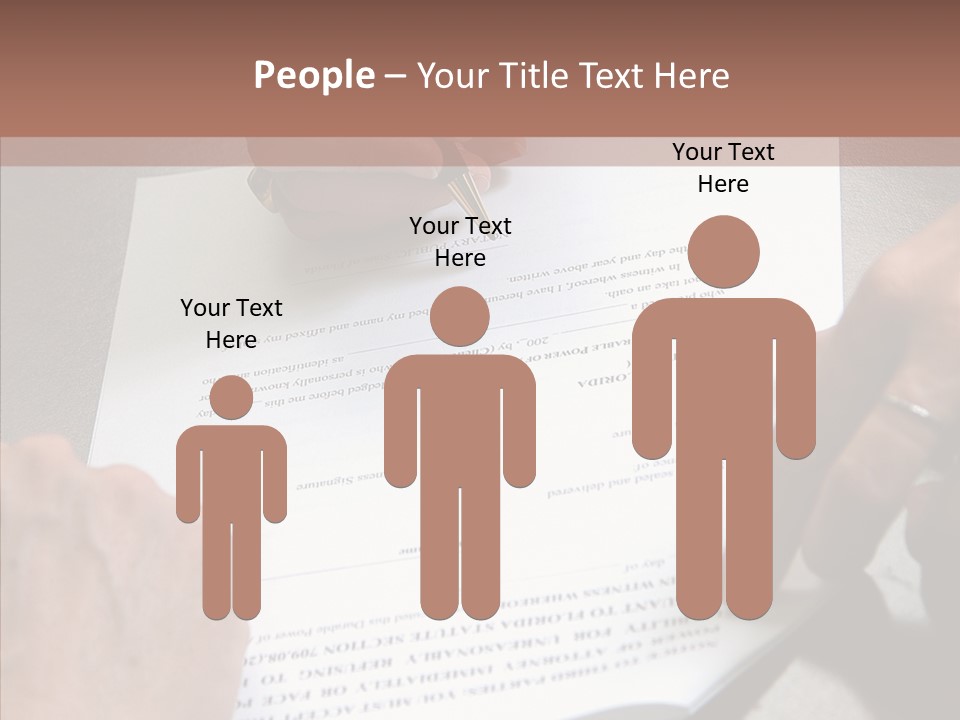 Human Background Hold PowerPoint Template