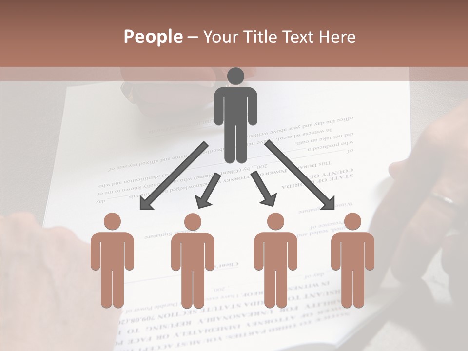 Human Background Hold PowerPoint Template