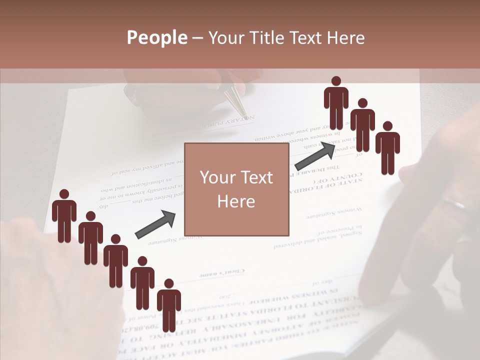 Human Background Hold PowerPoint Template