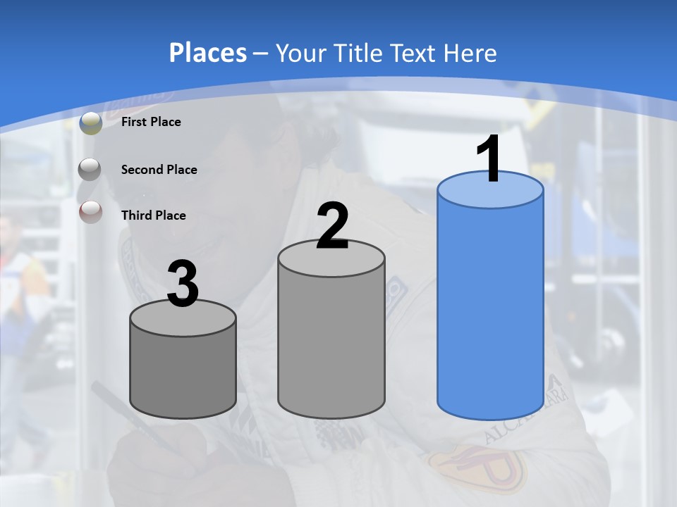 White Young White Background PowerPoint Template