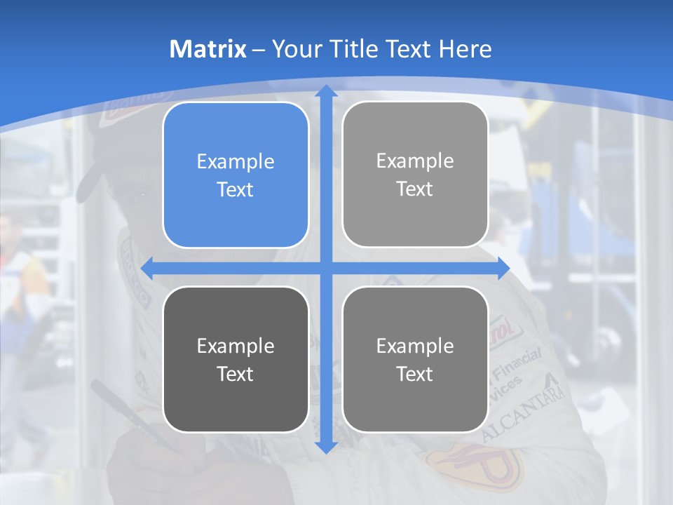 White Young White Background PowerPoint Template