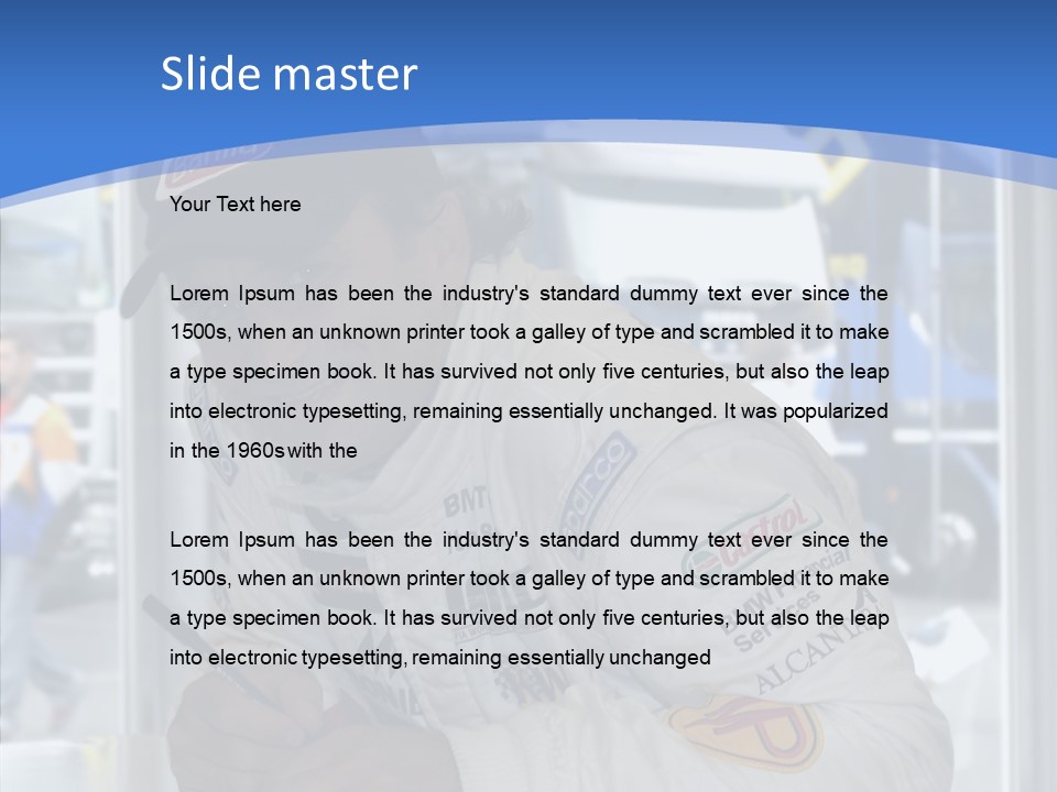 White Young White Background PowerPoint Template