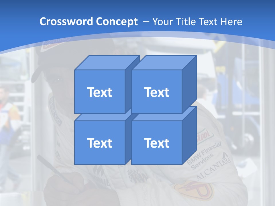 White Young White Background PowerPoint Template