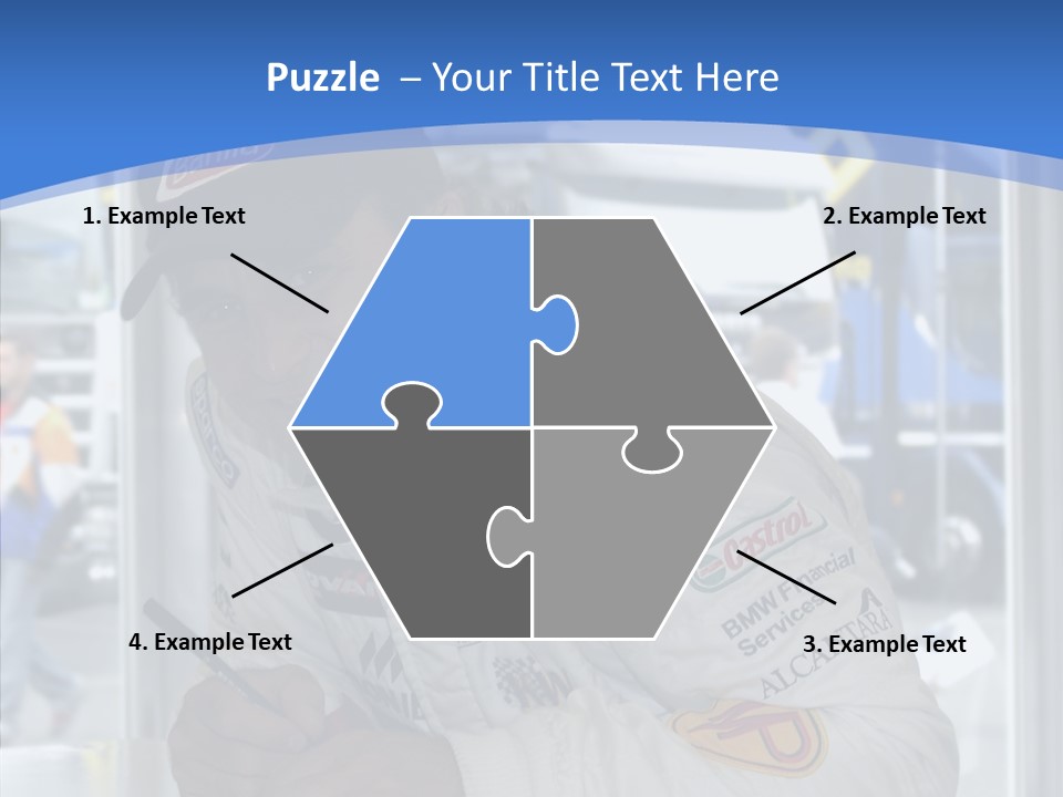 White Young White Background PowerPoint Template