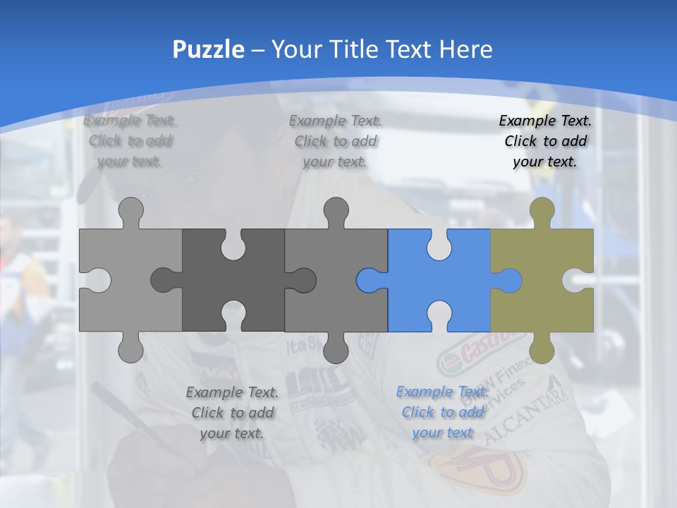 White Young White Background PowerPoint Template