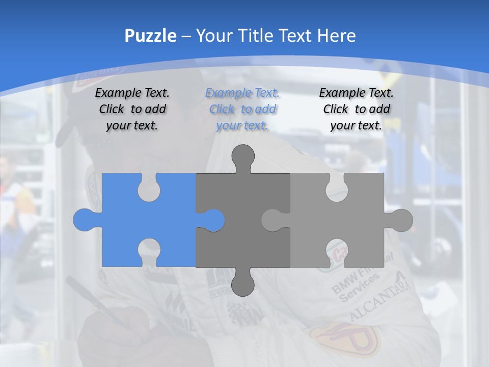 White Young White Background PowerPoint Template