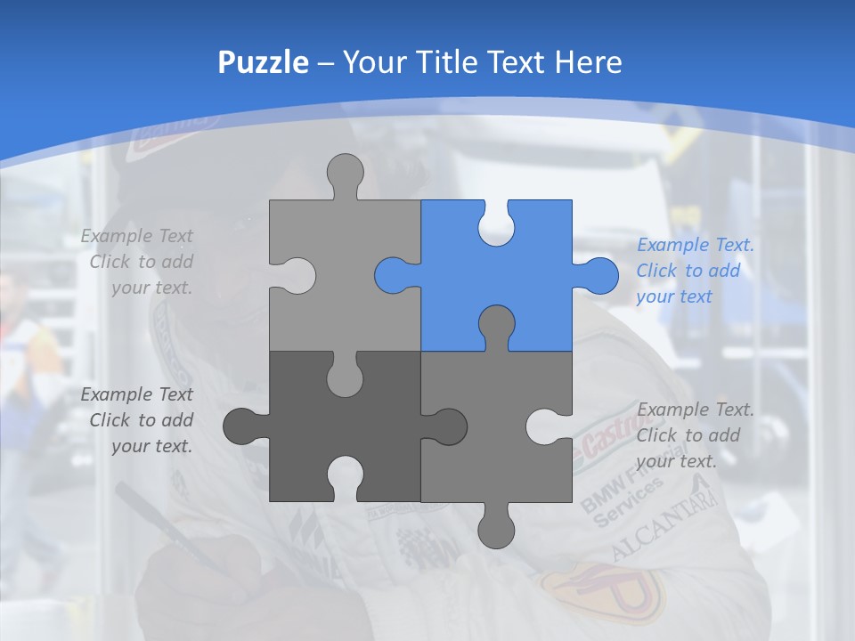 White Young White Background PowerPoint Template