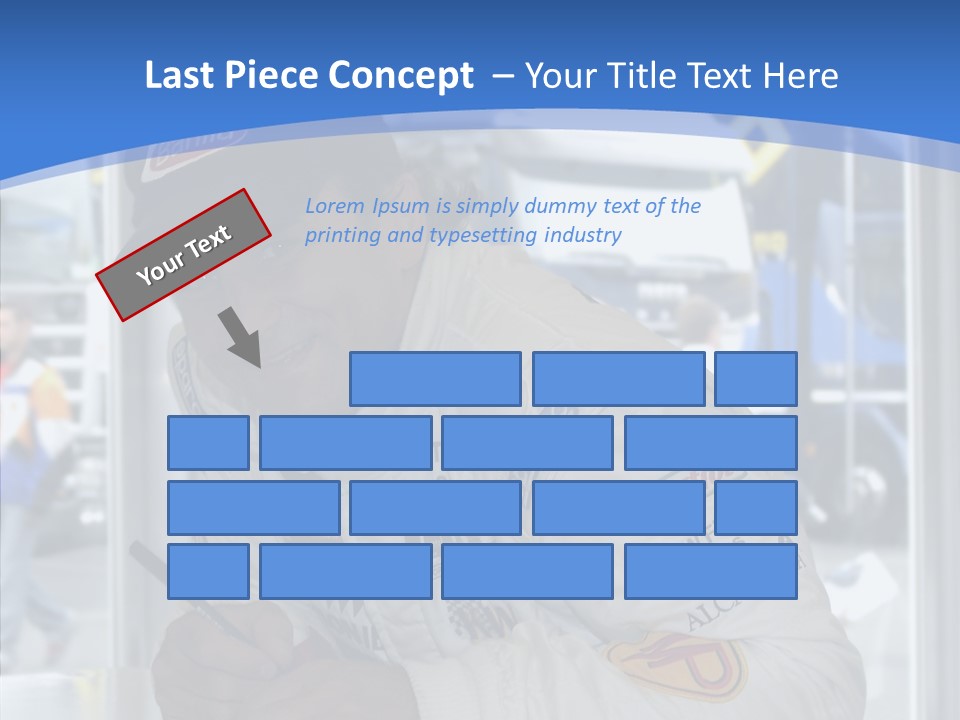 White Young White Background PowerPoint Template