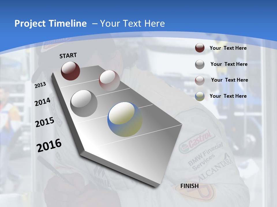 White Young White Background PowerPoint Template