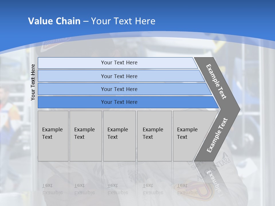 White Young White Background PowerPoint Template