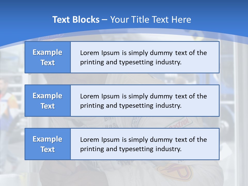 White Young White Background PowerPoint Template