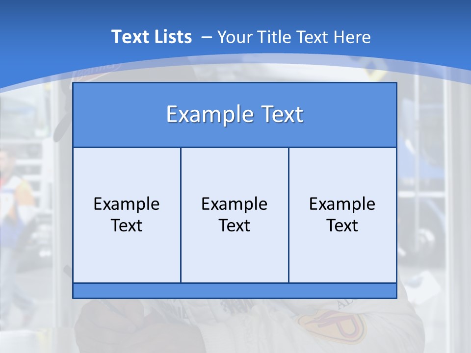 White Young White Background PowerPoint Template
