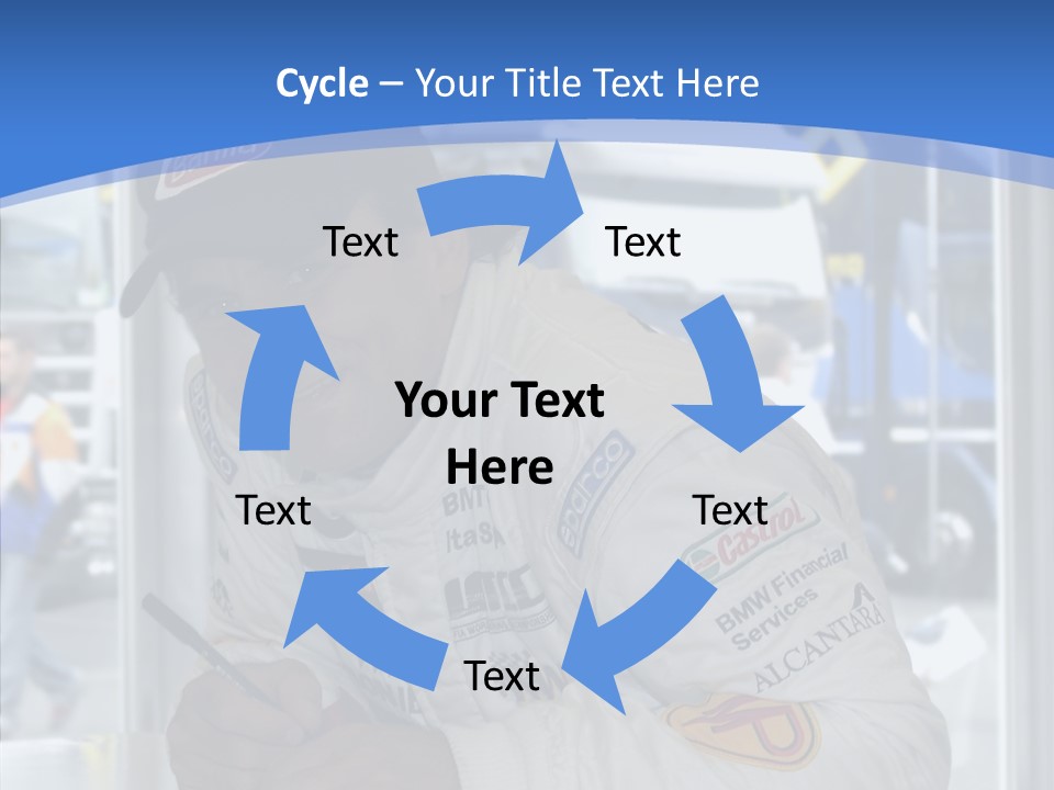 White Young White Background PowerPoint Template