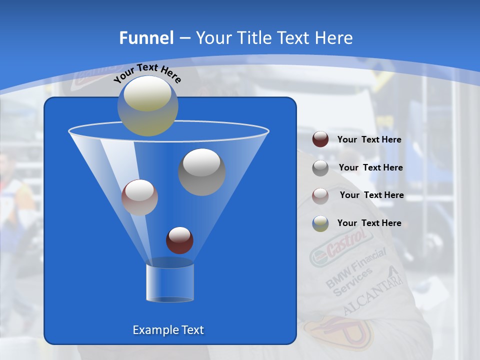 White Young White Background PowerPoint Template