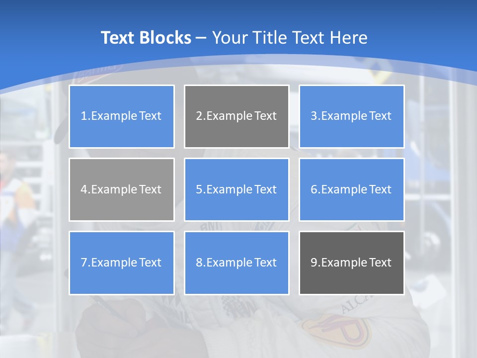 White Young White Background PowerPoint Template