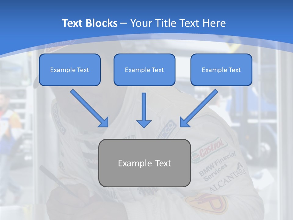 White Young White Background PowerPoint Template