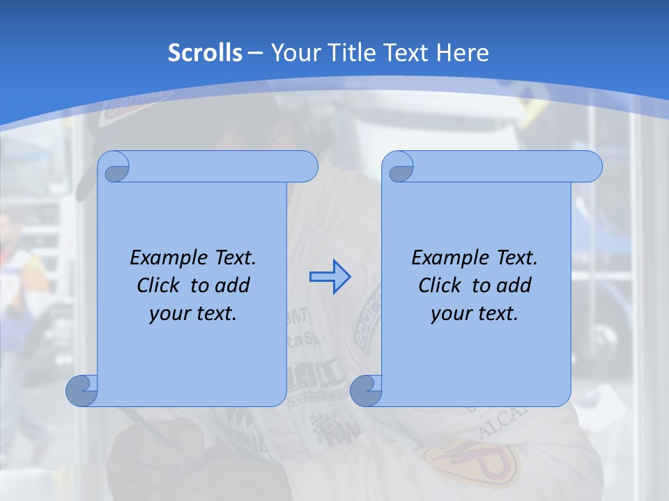White Young White Background PowerPoint Template