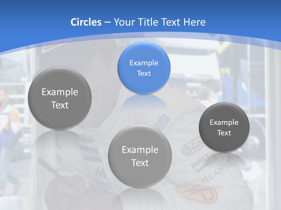 White Young White Background PowerPoint Template