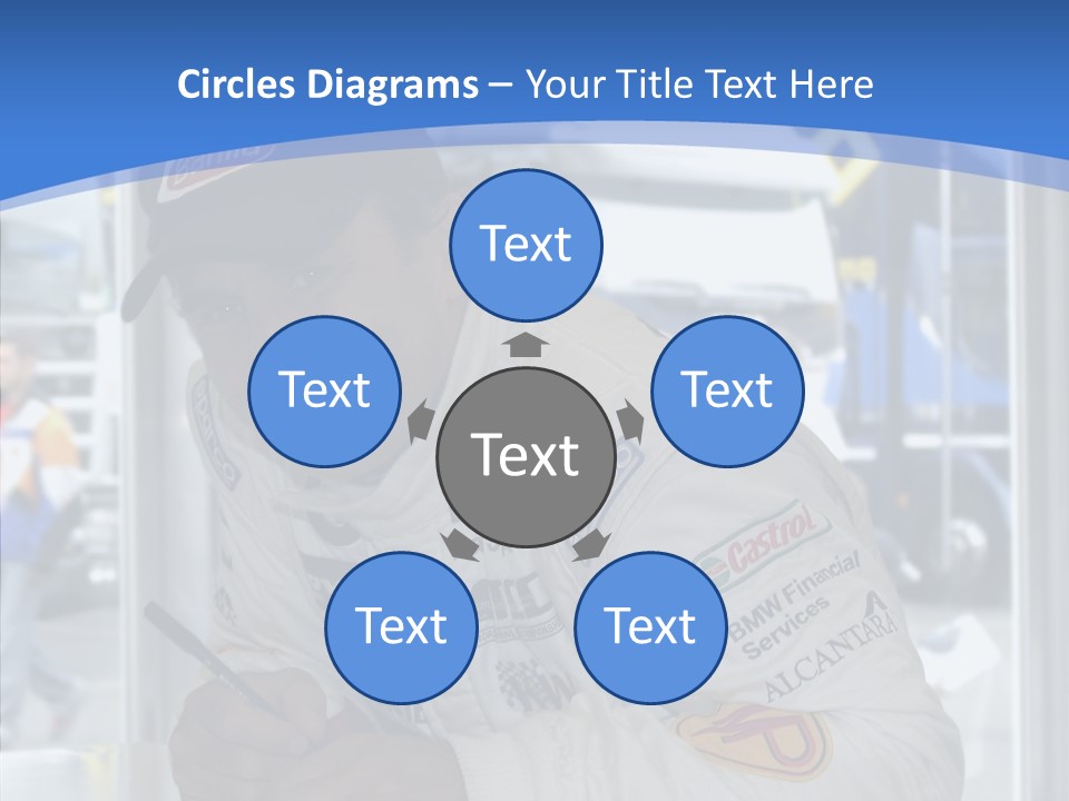 White Young White Background PowerPoint Template