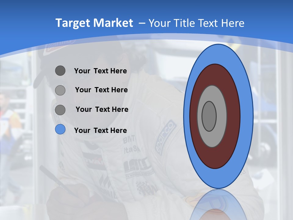 White Young White Background PowerPoint Template