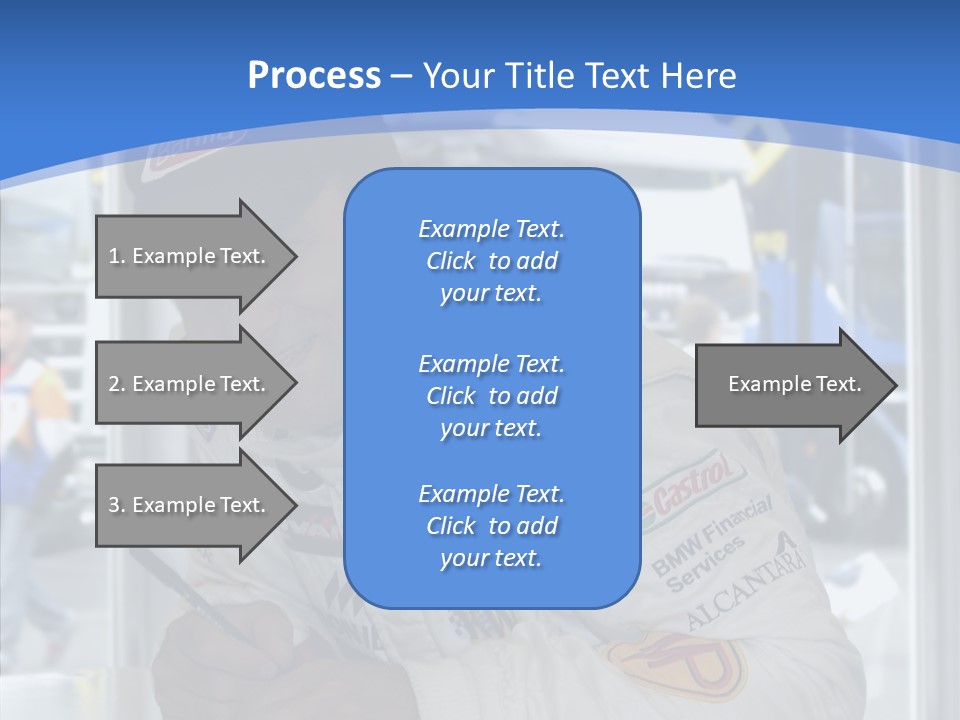 White Young White Background PowerPoint Template