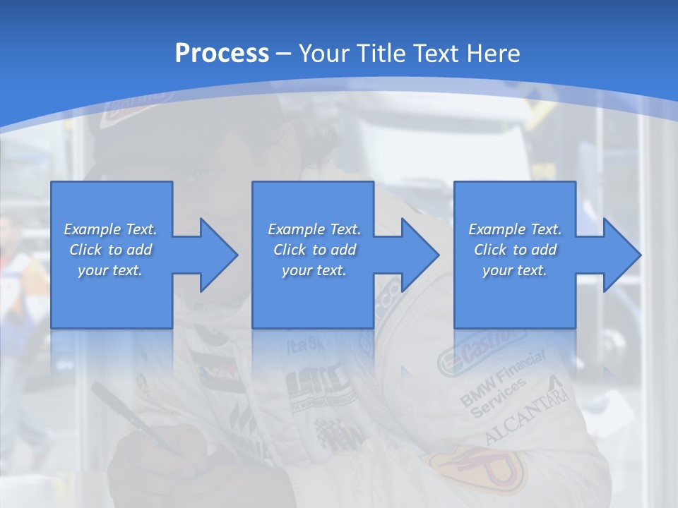 White Young White Background PowerPoint Template