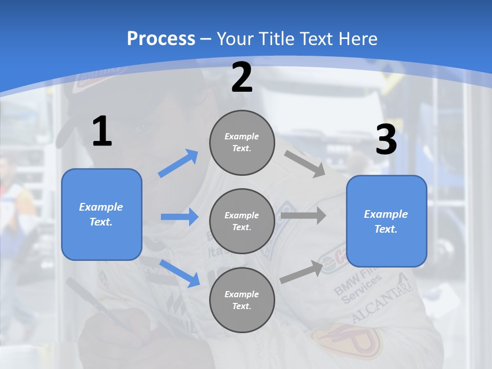 White Young White Background PowerPoint Template