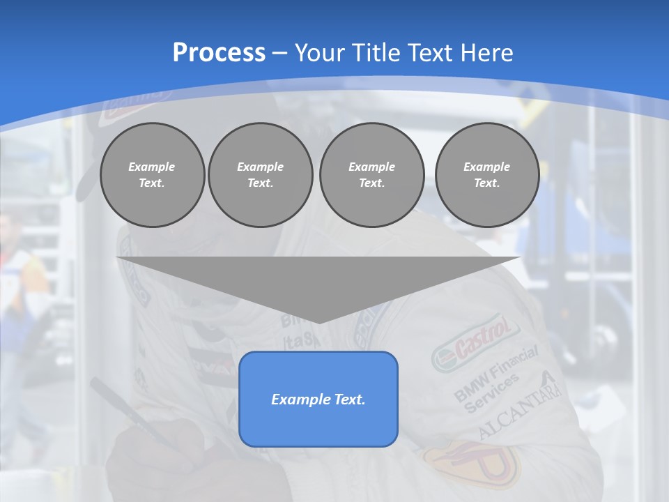 White Young White Background PowerPoint Template