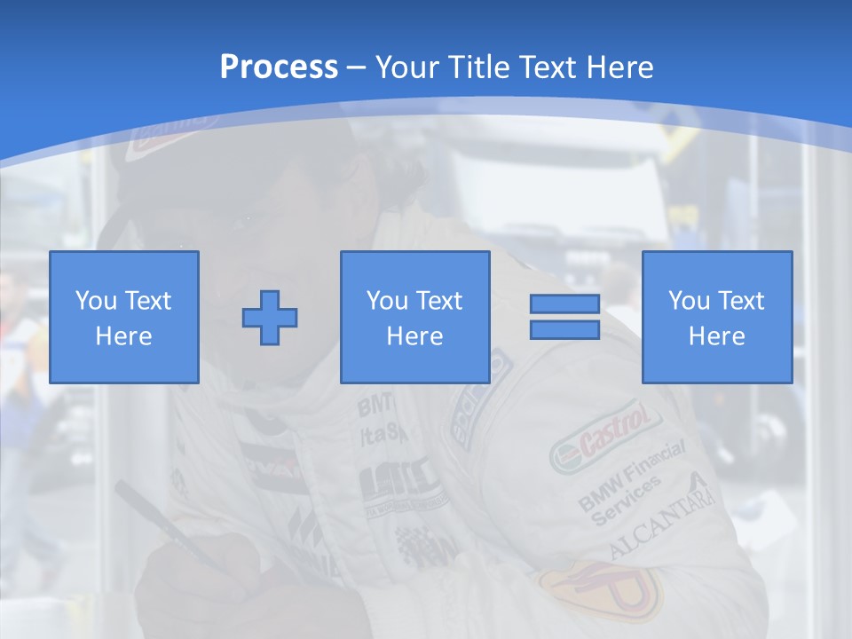 White Young White Background PowerPoint Template