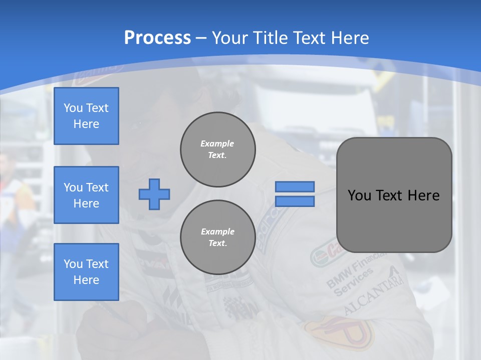 White Young White Background PowerPoint Template