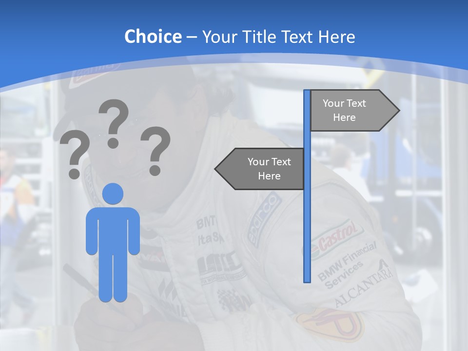 White Young White Background PowerPoint Template