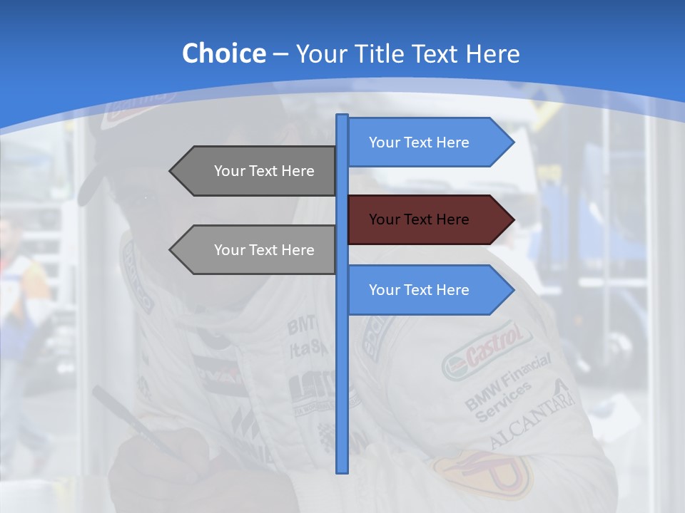 White Young White Background PowerPoint Template