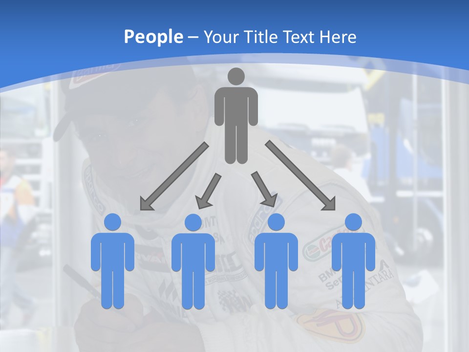 White Young White Background PowerPoint Template